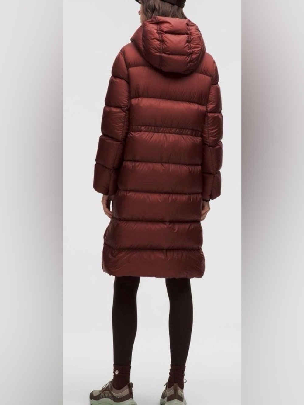 NWOT New Lululemon Featherweight 900-Down-Fill Long Puffer Jacket Rockwood - Picture 6 of 16